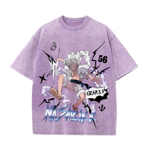 Luffy Vintage Oversized T-Shirt | One Piece-Teegamechanger