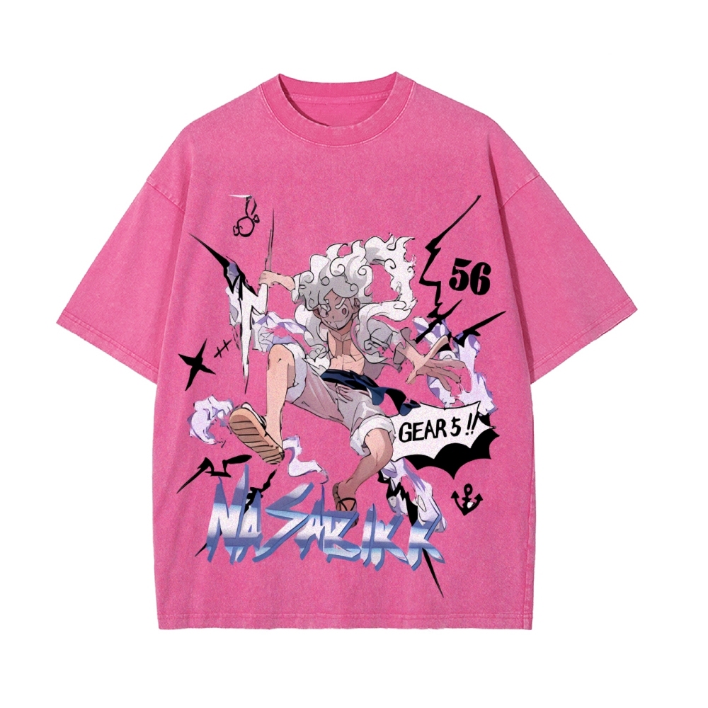 Luffy Vintage Oversized T-Shirt | One Piece-Teegamechanger
