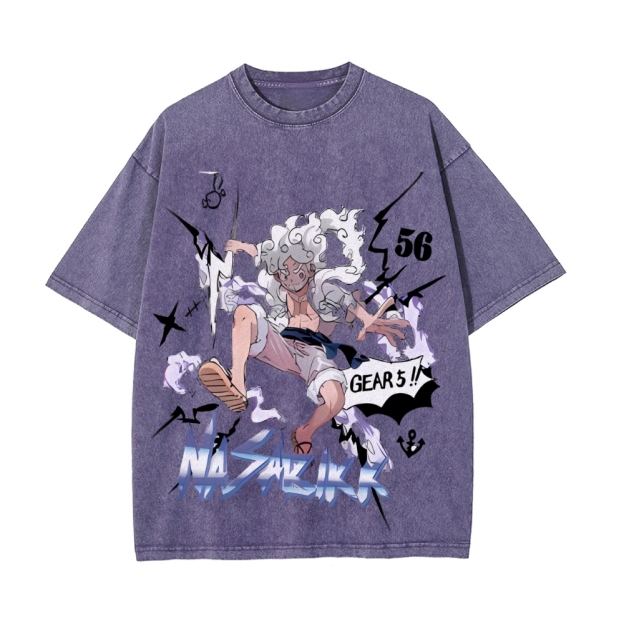 Luffy Vintage Oversized T-Shirt | One Piece-Teegamechanger