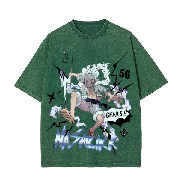Luffy Vintage Oversized T-Shirt | One Piece-Teegamechanger