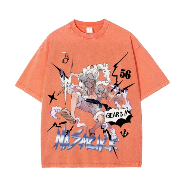 Luffy Vintage Oversized T-Shirt | One Piece-Teegamechanger