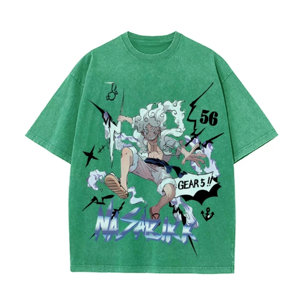 Luffy Vintage Oversized T-Shirt | One Piece-Teegamechanger