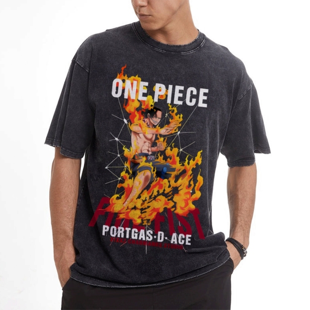 Ace Vintage Oversized T-Shirt | One Piece-Teegamechanger