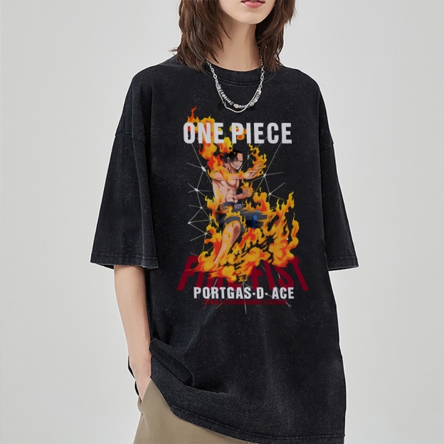 Ace Vintage Oversized T-Shirt | One Piece-Teegamechanger