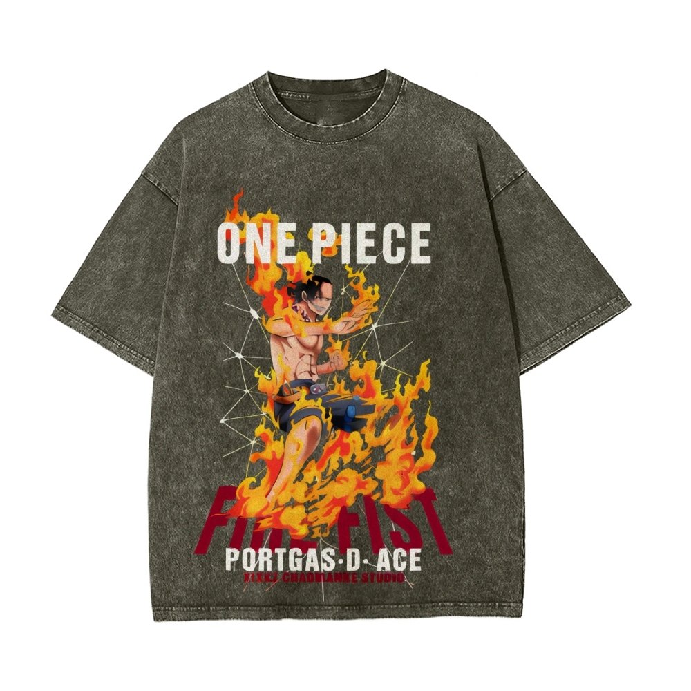 Ace Vintage Oversized T-Shirt | One Piece-Teegamechanger
