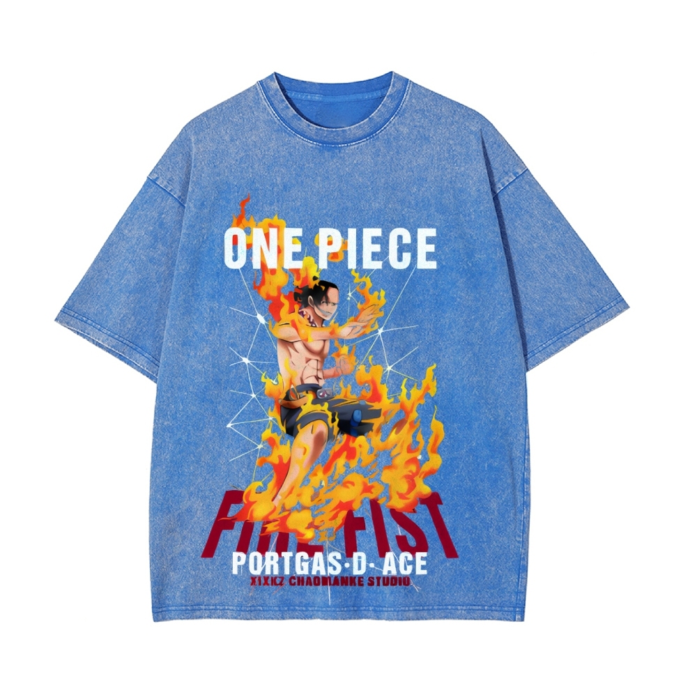 Ace Vintage Oversized T-Shirt | One Piece-Teegamechanger