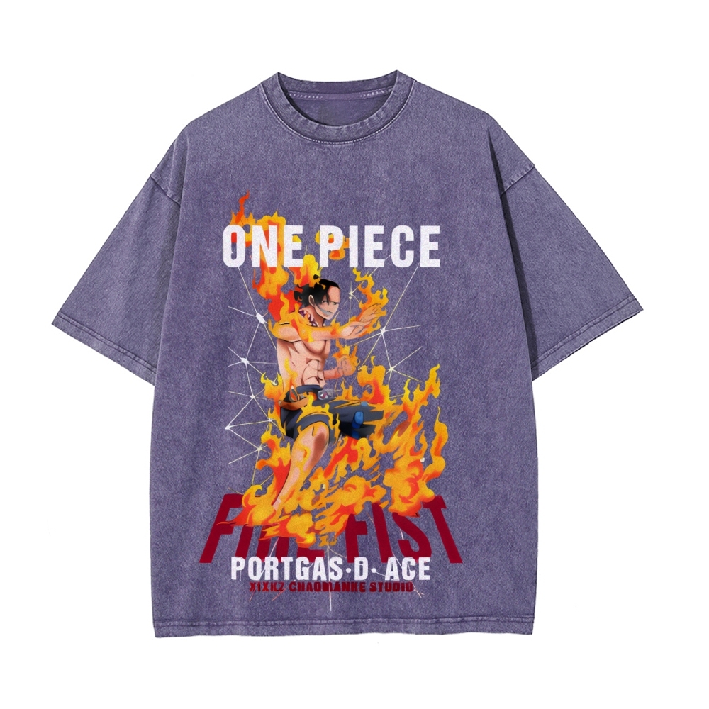 Ace Vintage Oversized T-Shirt | One Piece-Teegamechanger