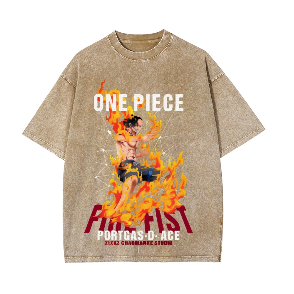 Ace Vintage Oversized T-Shirt | One Piece-Teegamechanger