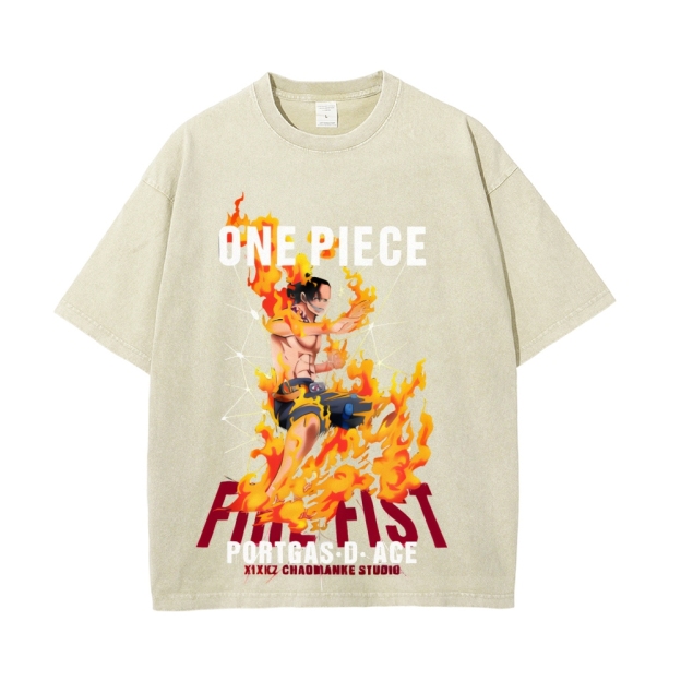 Ace Vintage Oversized T-Shirt | One Piece-Teegamechanger