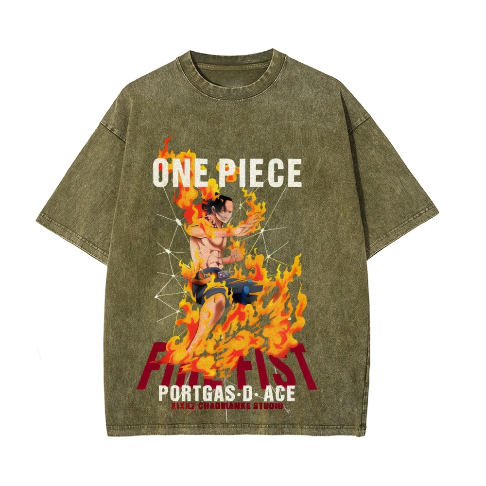 Ace Vintage Oversized T-Shirt | One Piece-Teegamechanger