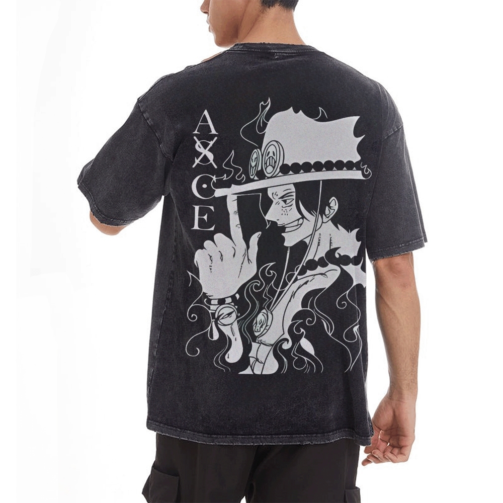 Ace Vintage Oversized T-Shirt | One Piece-Teegamechanger