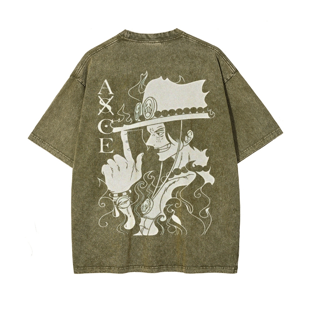 Ace Vintage Oversized T-Shirt | One Piece-Teegamechanger