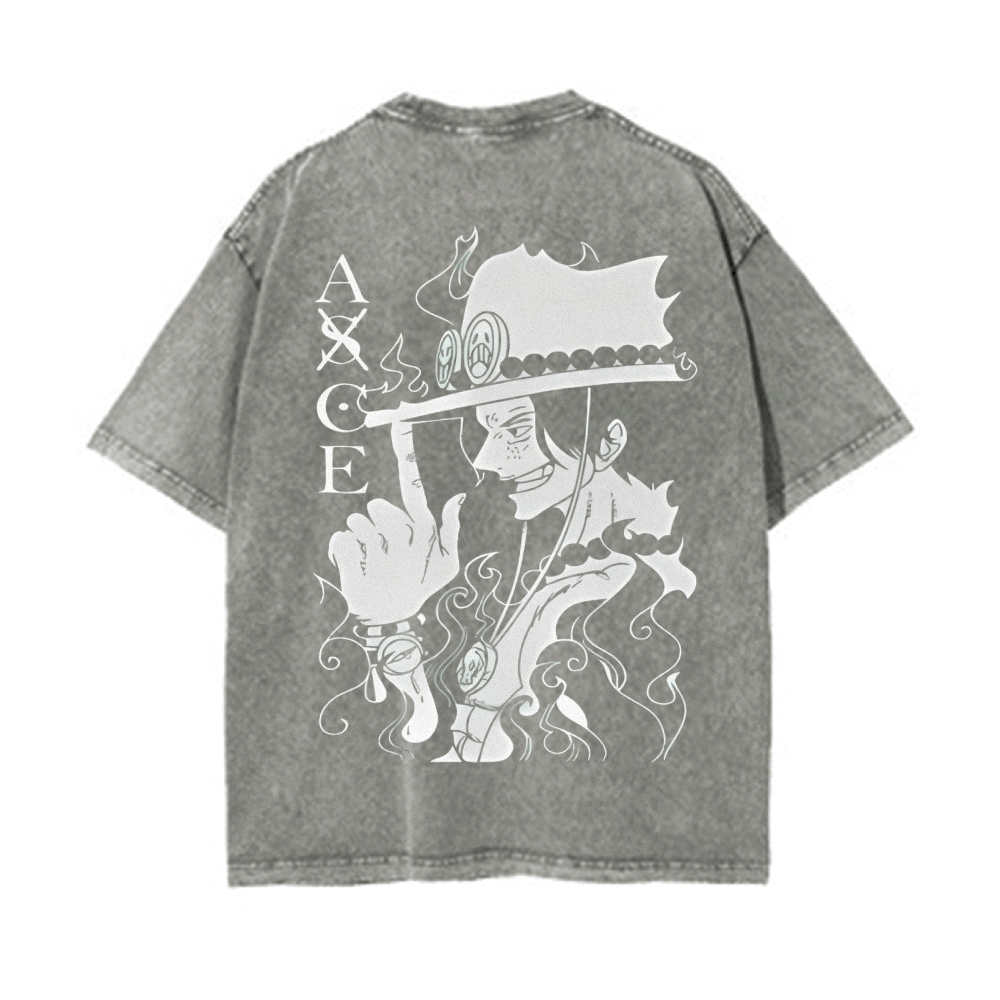 Ace Vintage Oversized T-Shirt | One Piece-Teegamechanger