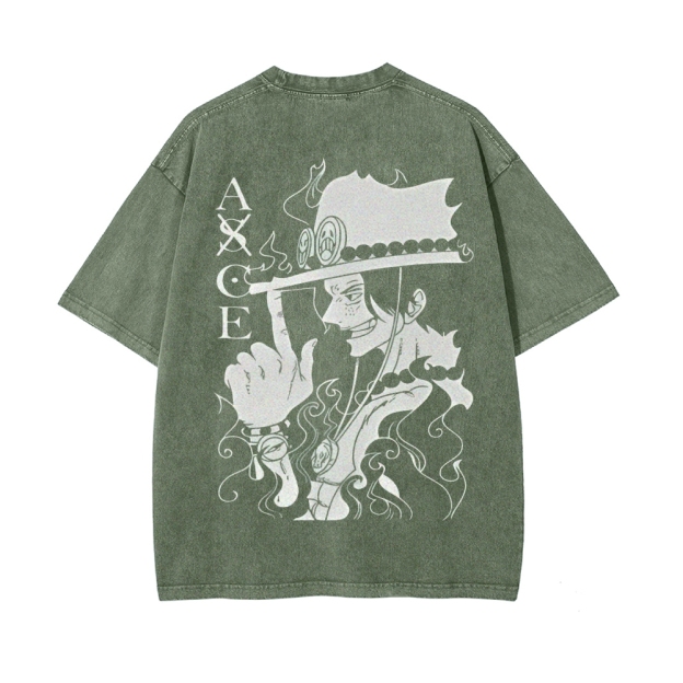 Ace Vintage Oversized T-Shirt | One Piece-Teegamechanger