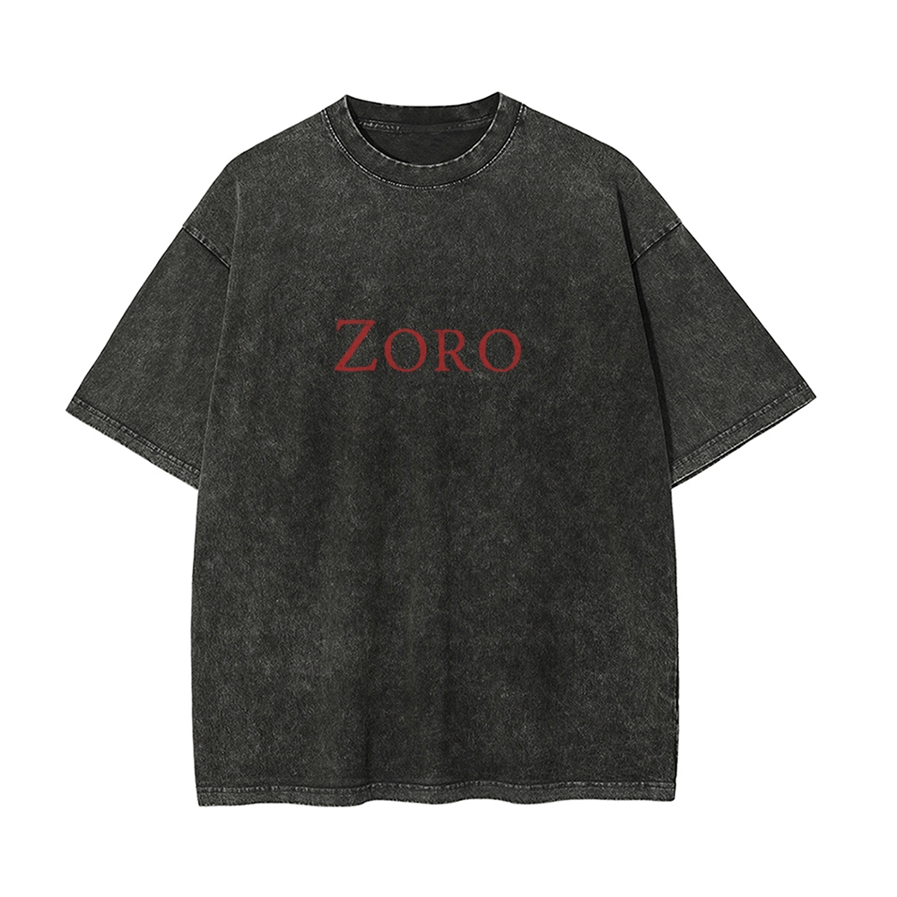 Zoro Vintage Oversized T-Shirt | One Piece-Teegamechanger