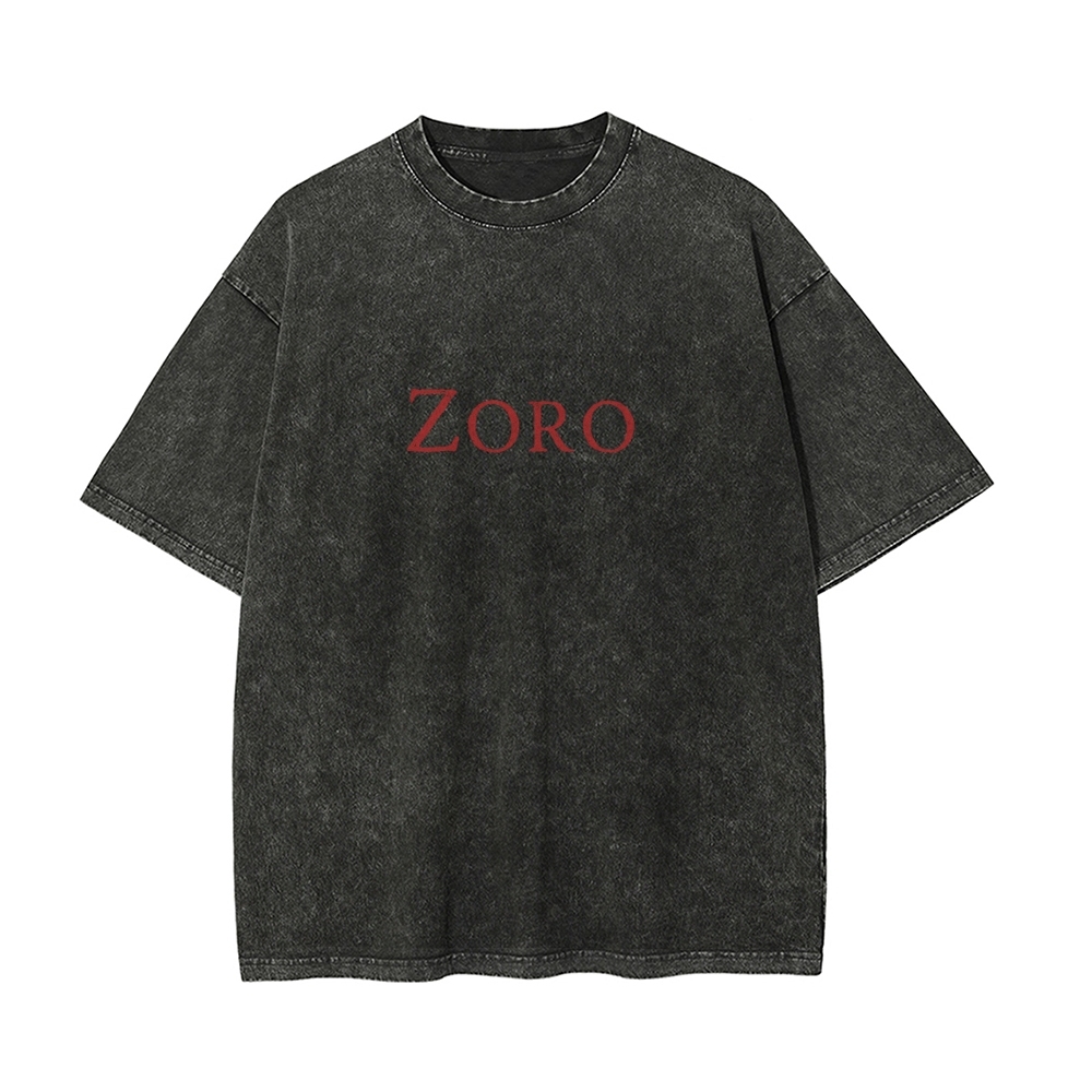 Zoro Vintage Oversized T-Shirt | One Piece-Teegamechanger