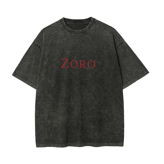 Zoro Vintage Oversized T-Shirt | One Piece-Teegamechanger