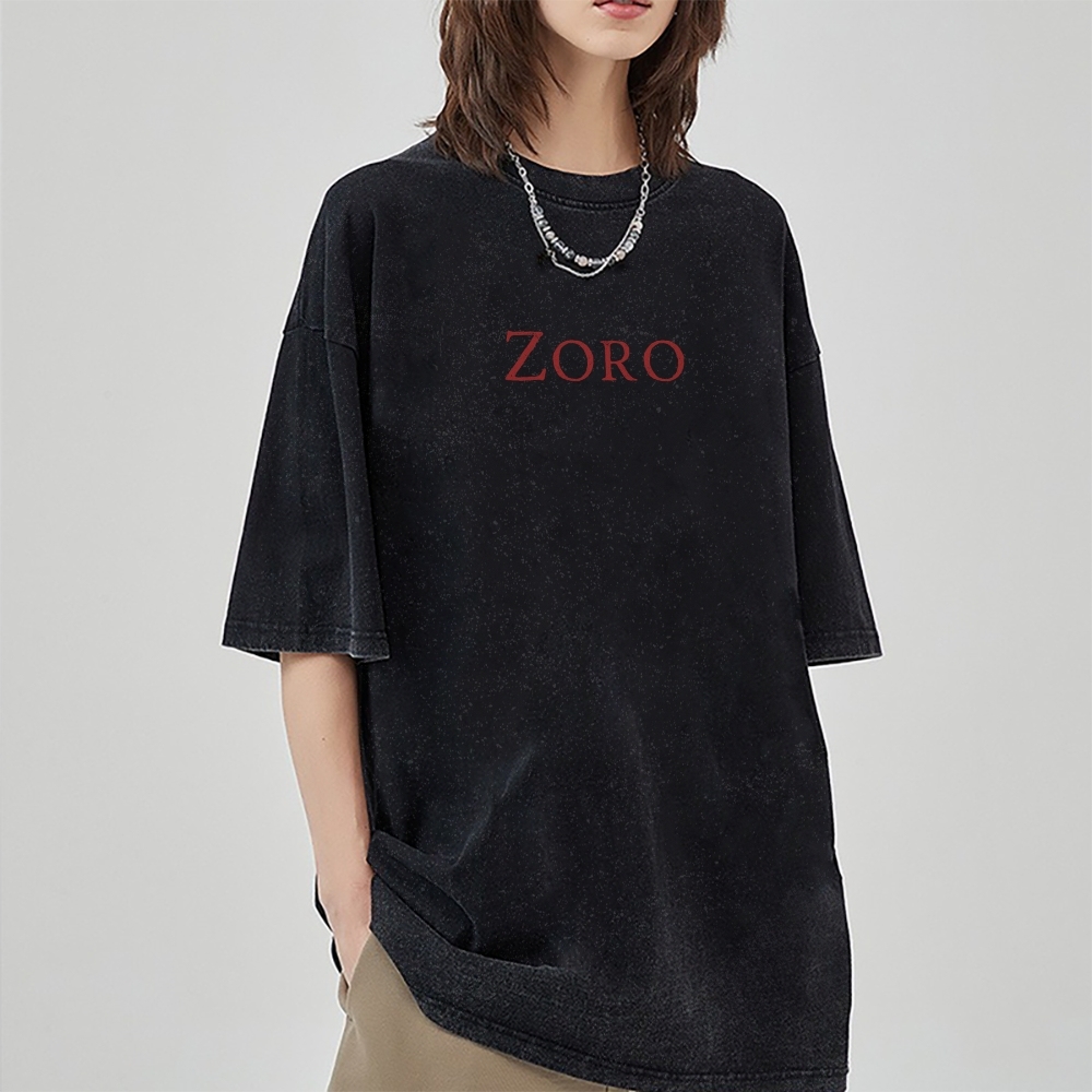 Zoro Vintage Oversized T-Shirt | One Piece-Teegamechanger