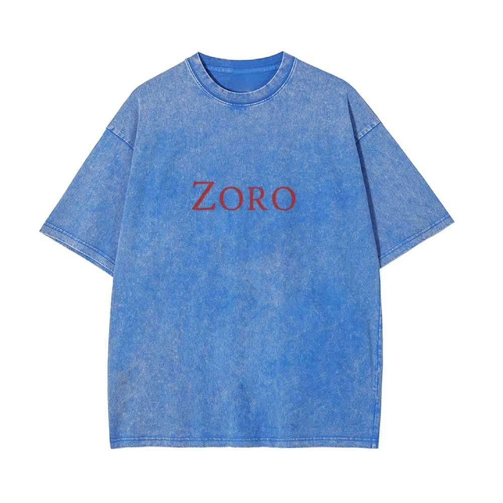 Zoro Vintage Oversized T-Shirt | One Piece-Teegamechanger