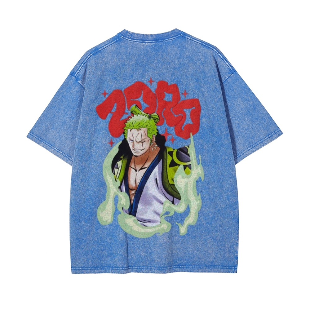 Zoro Vintage Oversized T-Shirt | One Piece-Teegamechanger