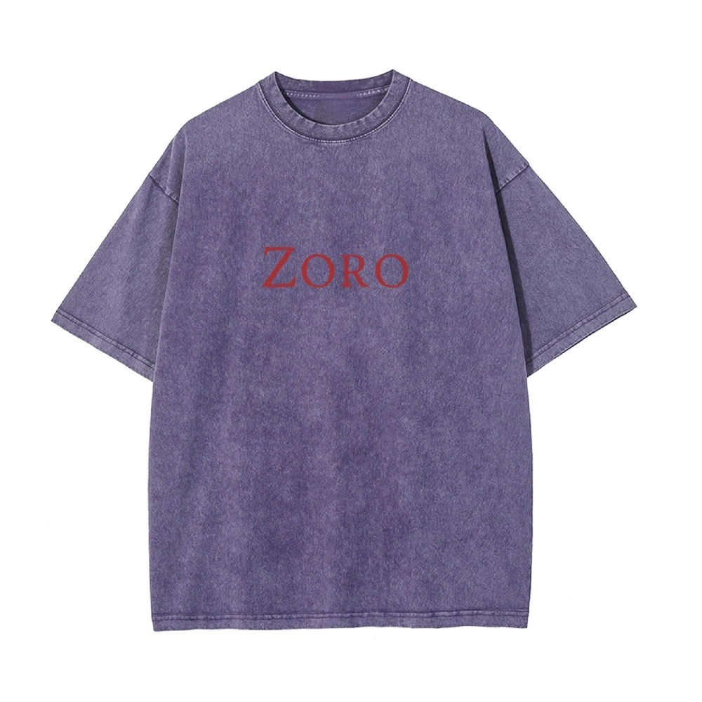 Zoro Vintage Oversized T-Shirt | One Piece-Teegamechanger