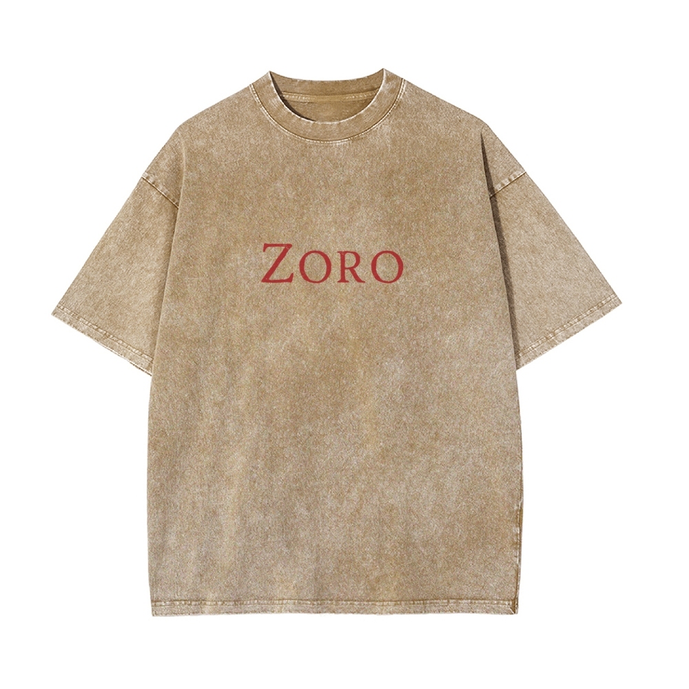 Zoro Vintage Oversized T-Shirt | One Piece-Teegamechanger