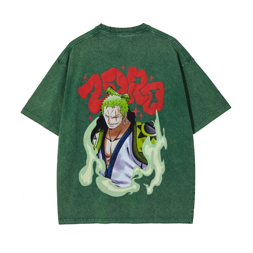 Zoro Vintage Oversized T-Shirt | One Piece-Teegamechanger