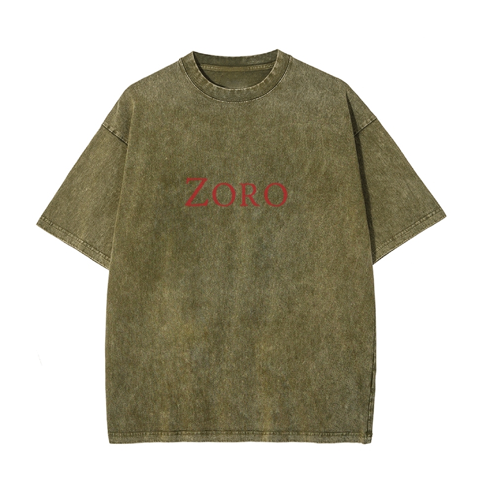 Zoro Vintage Oversized T-Shirt | One Piece-Teegamechanger