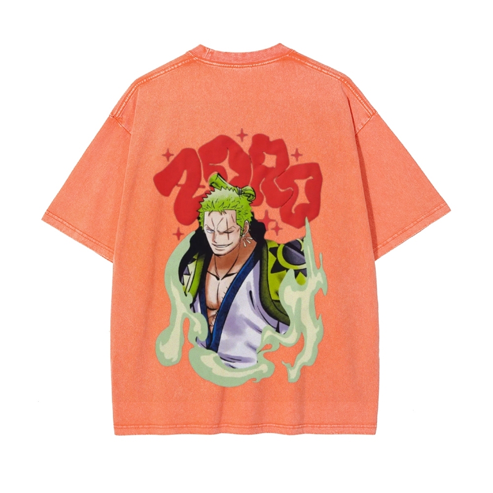 Zoro Vintage Oversized T-Shirt | One Piece-Teegamechanger