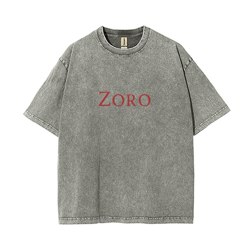 Zoro Vintage Oversized T-Shirt | One Piece-Teegamechanger