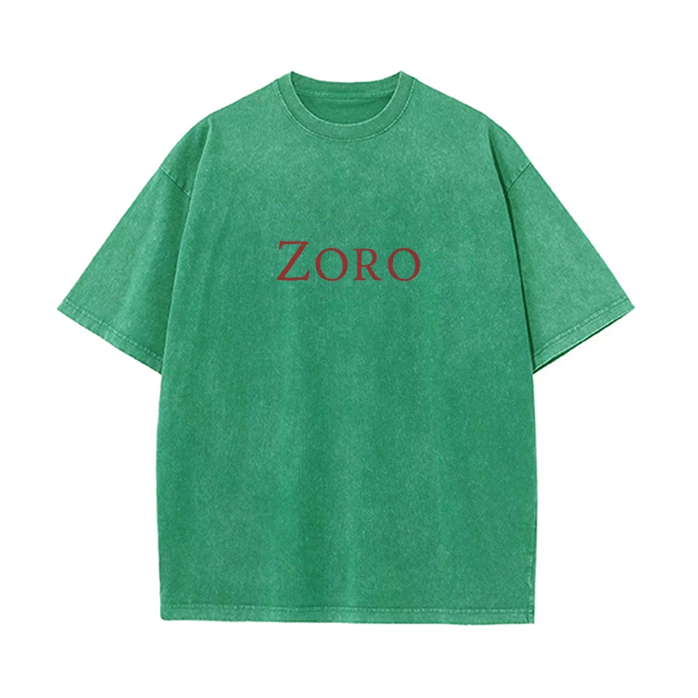 Zoro Vintage Oversized T-Shirt | One Piece-Teegamechanger