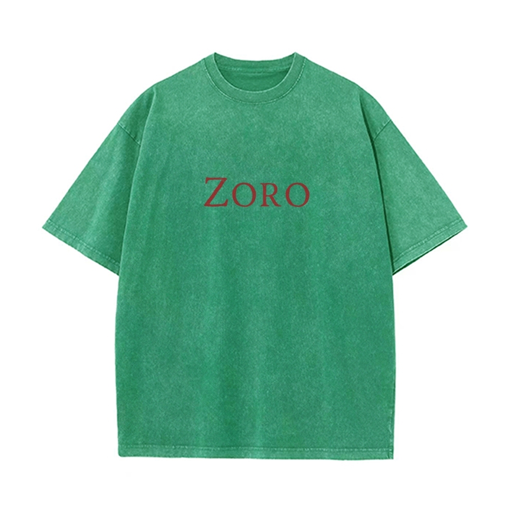 Zoro Vintage Oversized T-Shirt | One Piece-Teegamechanger