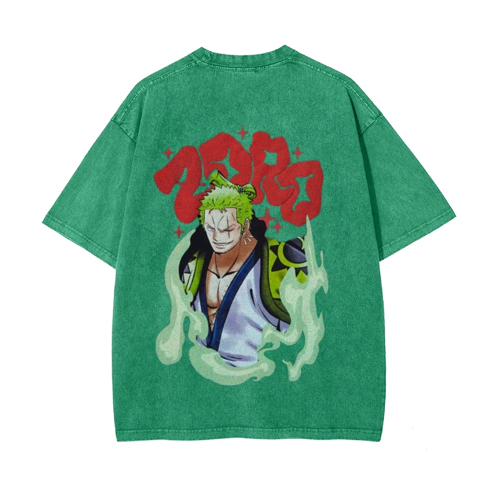 Zoro Vintage Oversized T-Shirt | One Piece-Teegamechanger