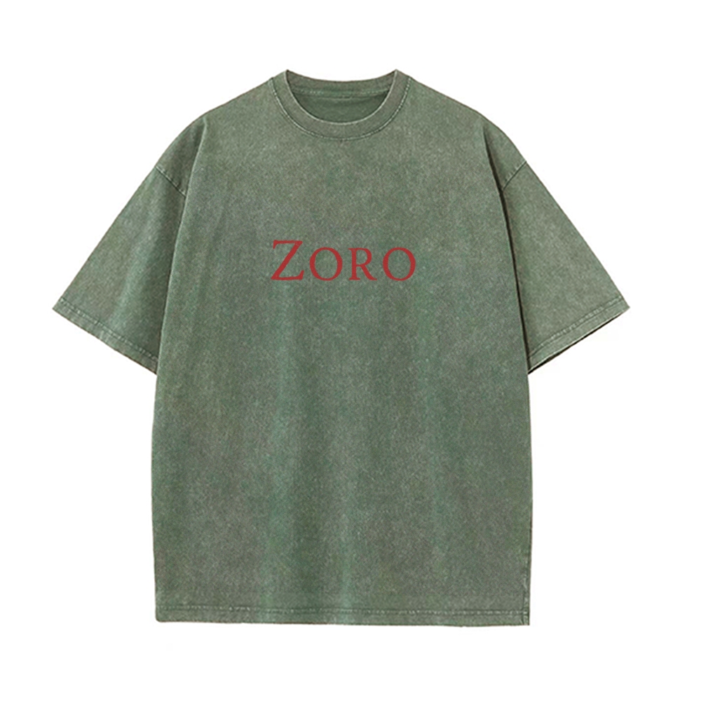 Zoro Vintage Oversized T-Shirt | One Piece-Teegamechanger