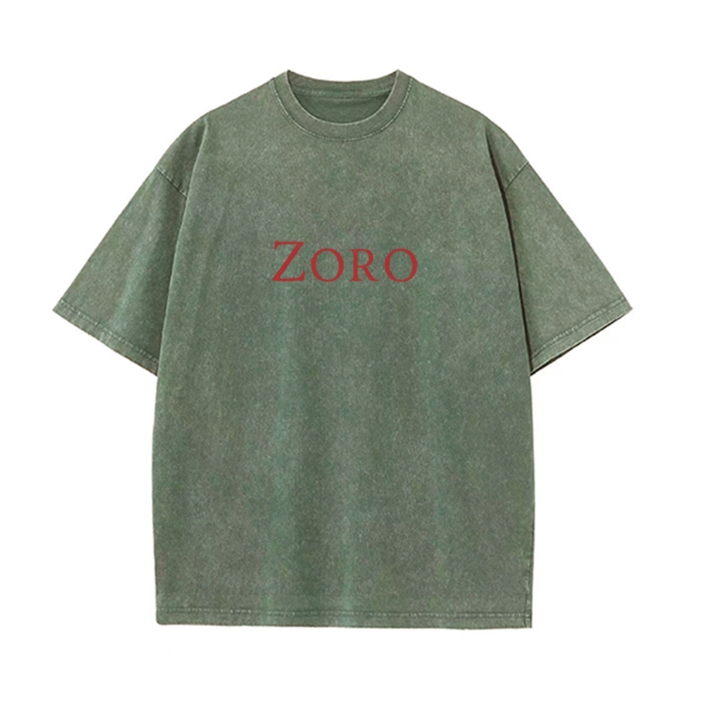 Zoro Vintage Oversized T-Shirt | One Piece-Teegamechanger