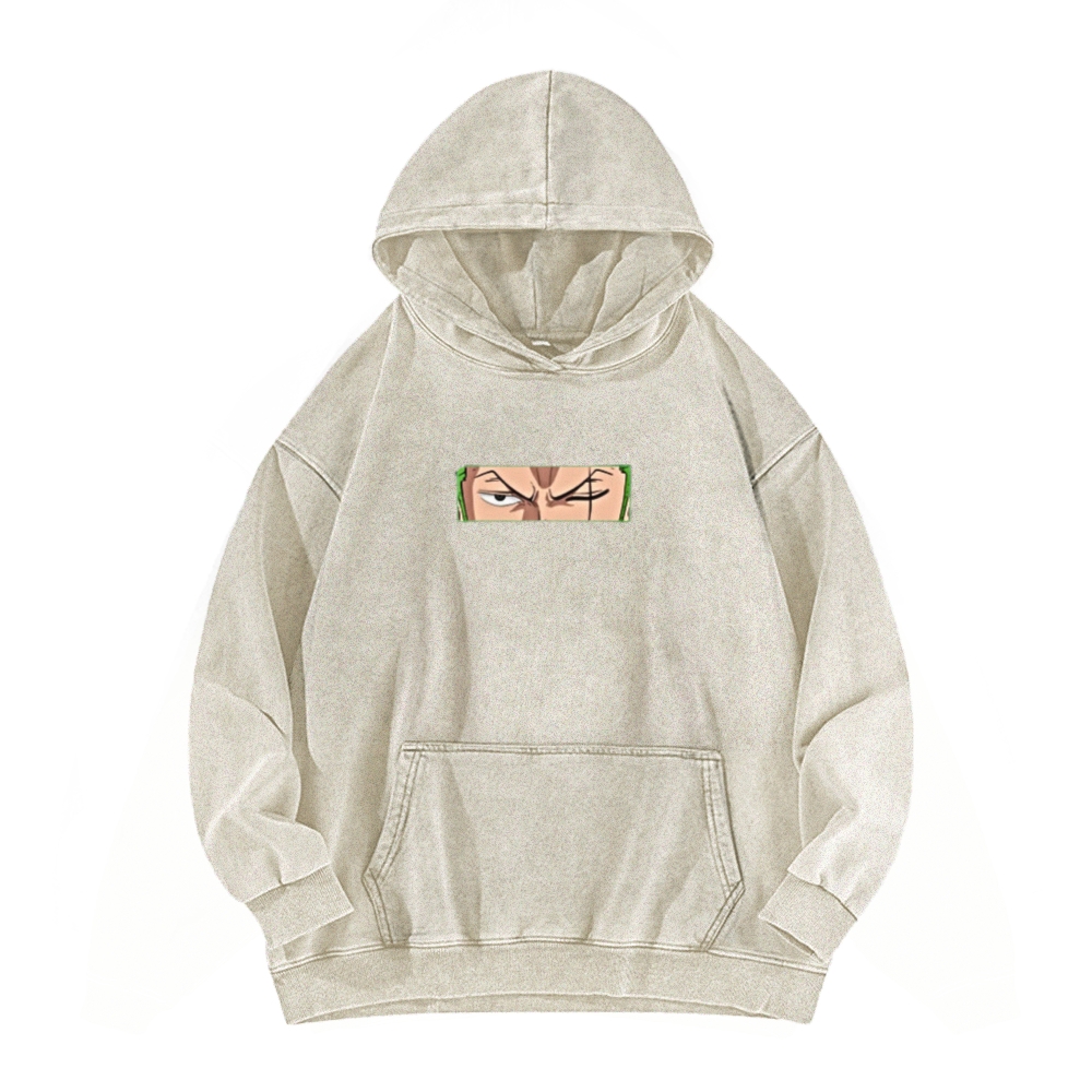 2-Sided Blades Of The Devil Casual Washed Hoodie | One Piece-Teegamechanger