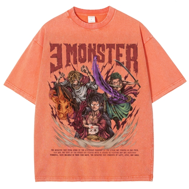 Unisex Vintage Washed T-Shirt|One Piece-Teegamechanger