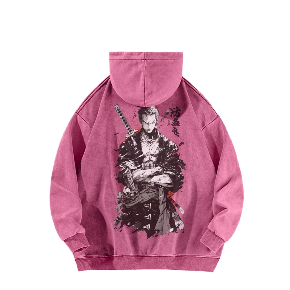 Casual Washed Hoodie|One Piece-Teegamechanger
