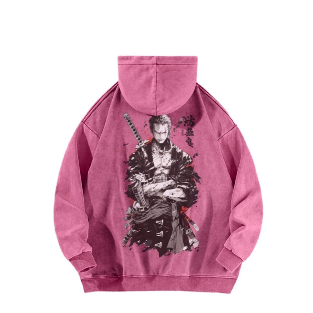 Casual Washed Hoodie|One Piece-Teegamechanger