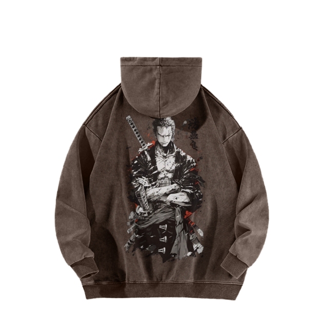 Casual Washed Hoodie|One Piece-Teegamechanger