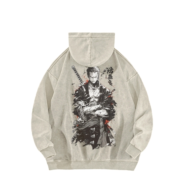 Casual Washed Hoodie|One Piece-Teegamechanger