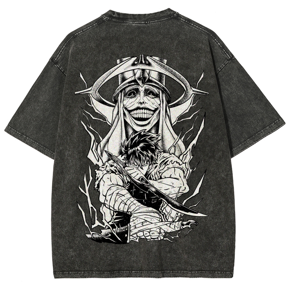 Solo Leveling Unisex Fit Washed T-Shirt