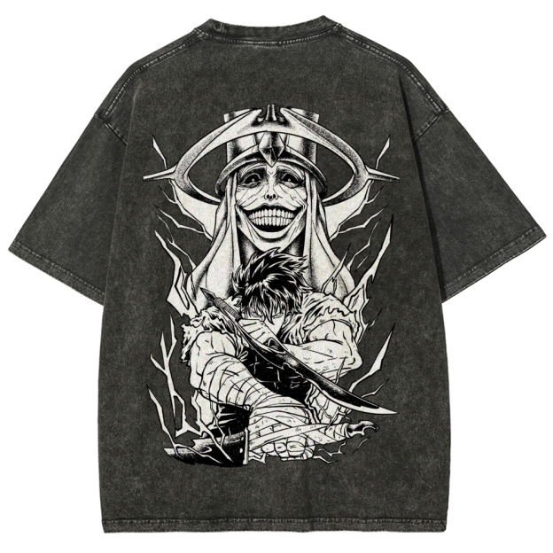 Solo Leveling Unisex Fit Washed T-Shirt
