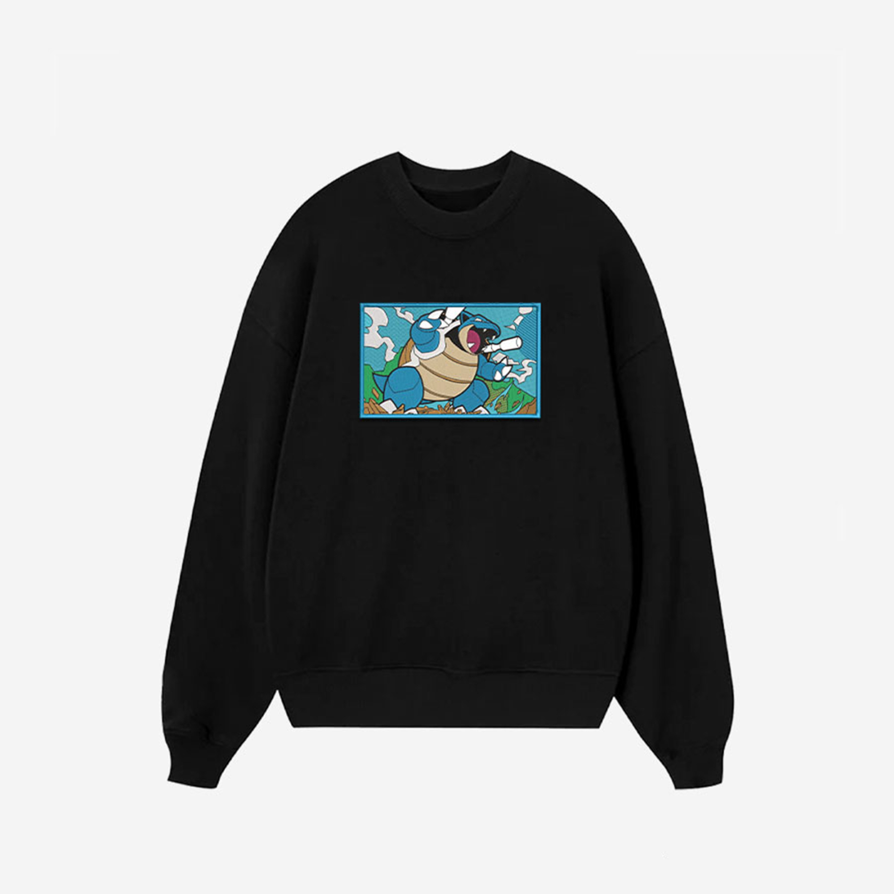 Unisex "Pokémon" Anime Embroidered Top