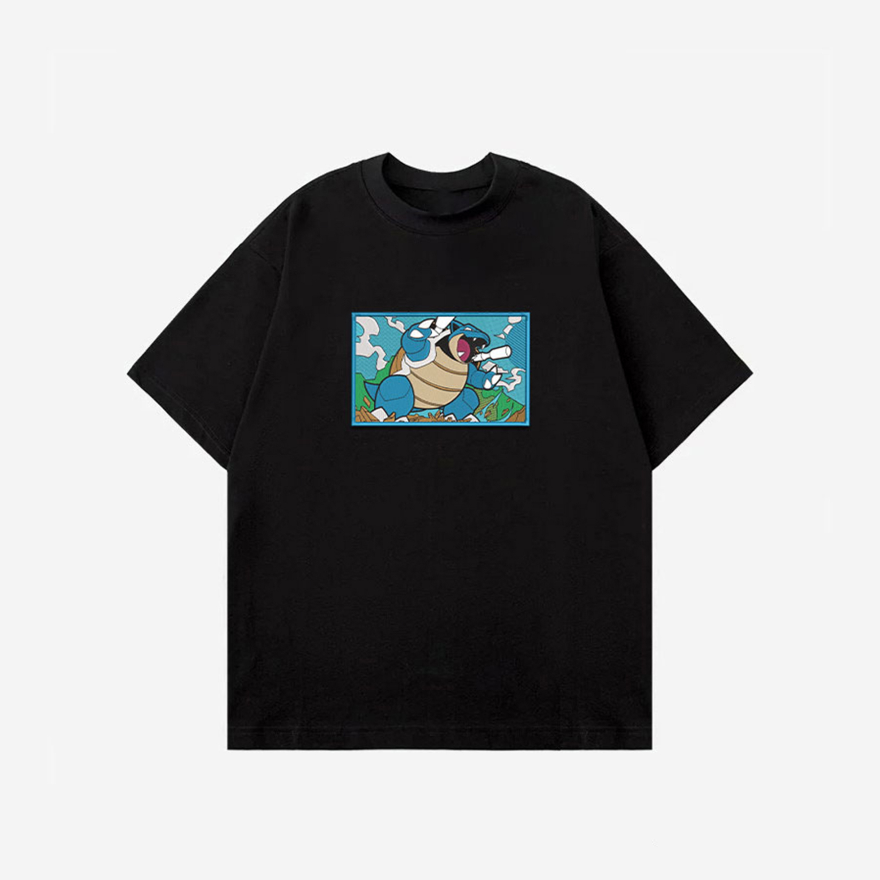 Unisex "Pokémon" Anime Embroidered Top