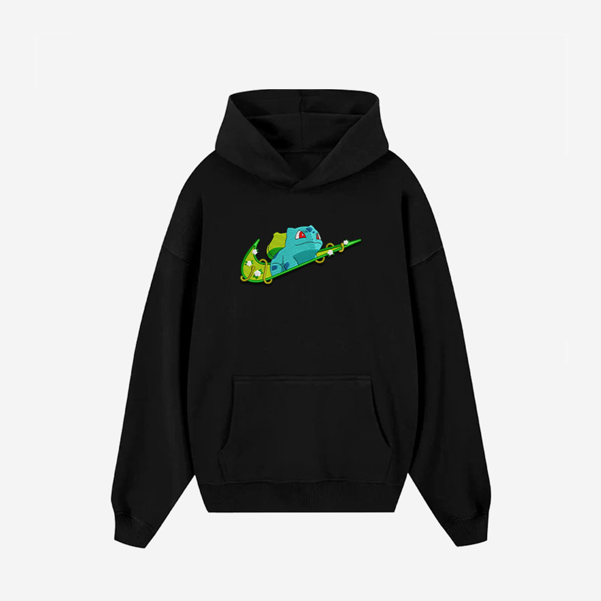 Unisex "Pokémon" Anime Embroidered Top