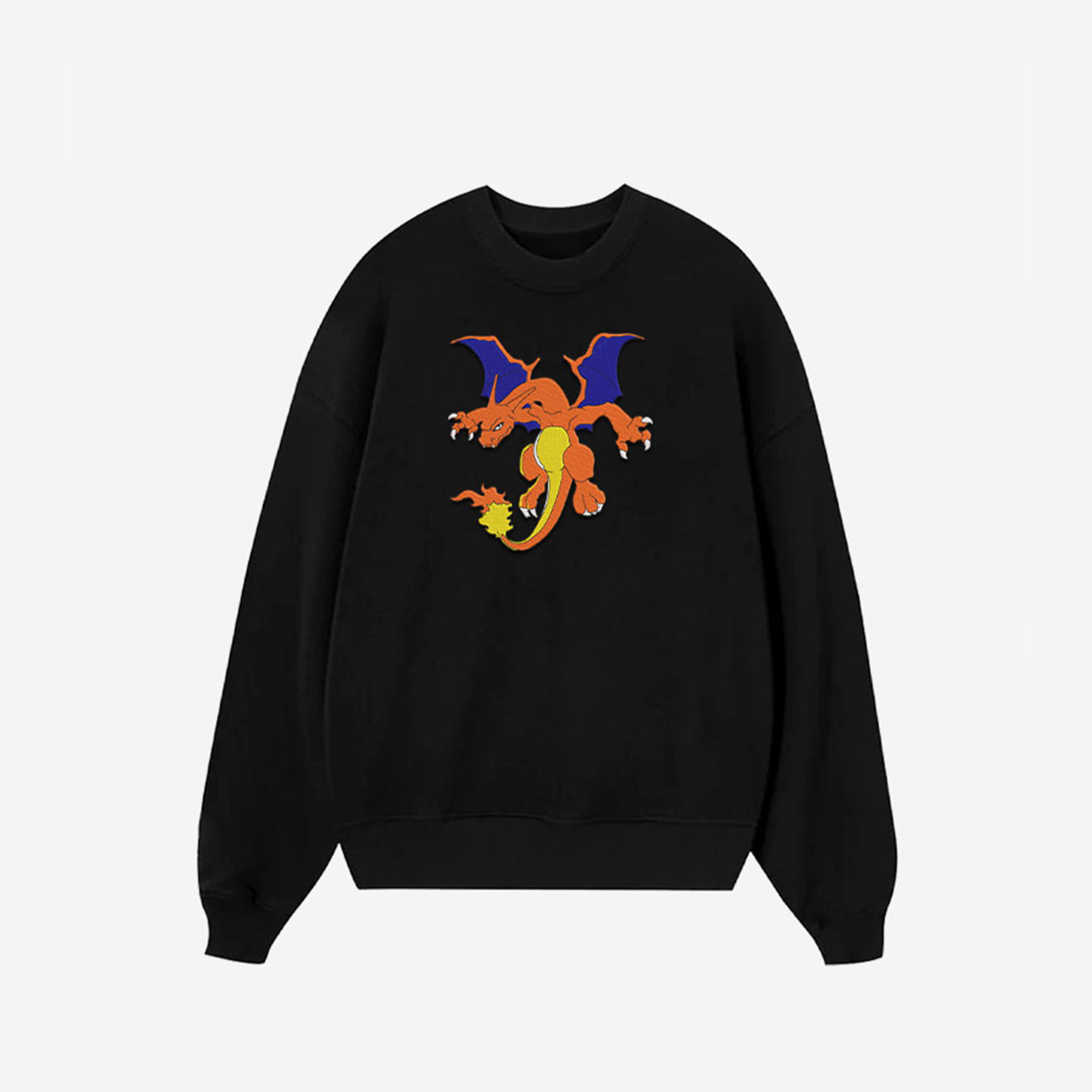 Unisex "Pokémon" Anime Embroidered Top