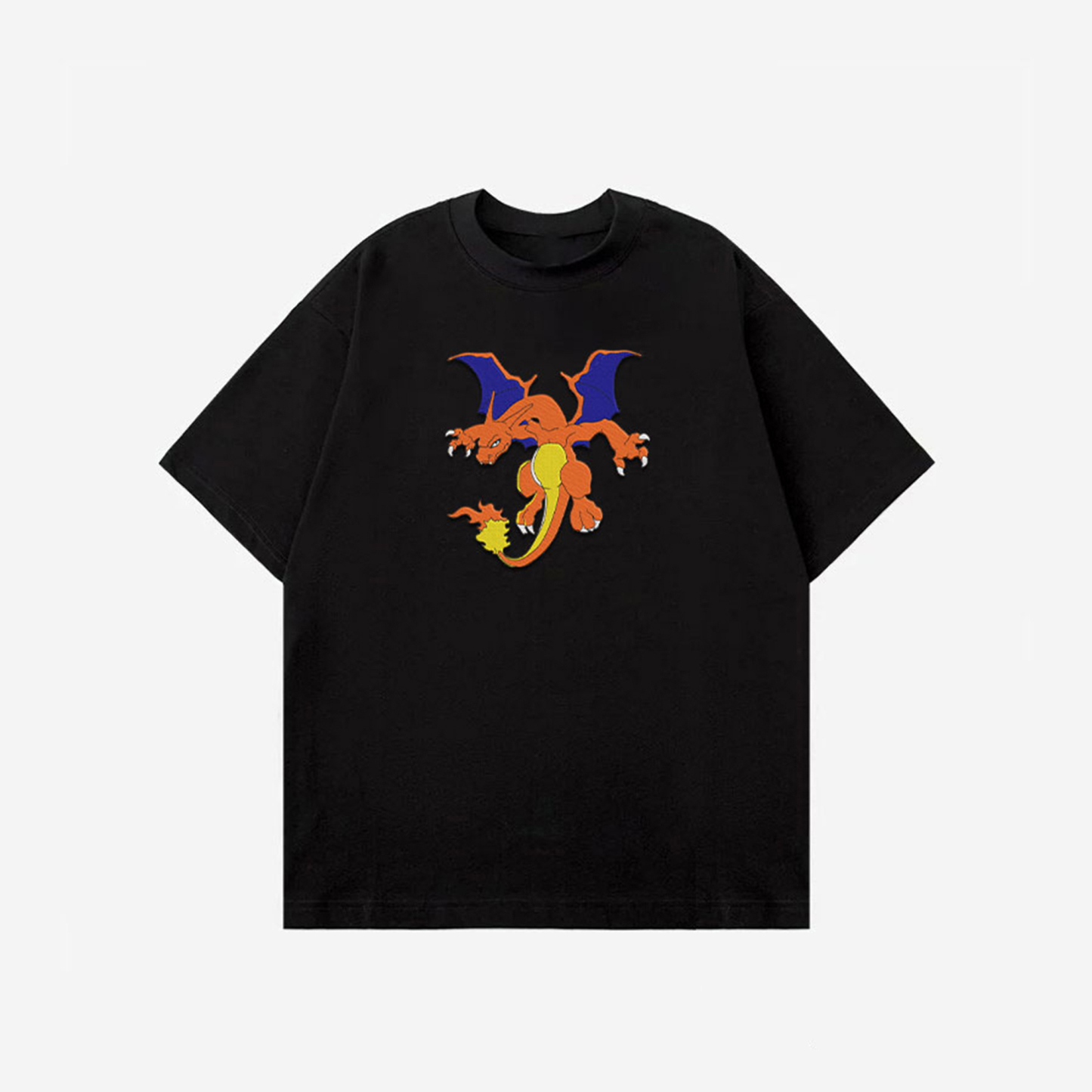 Unisex "Pokémon" Anime Embroidered Top
