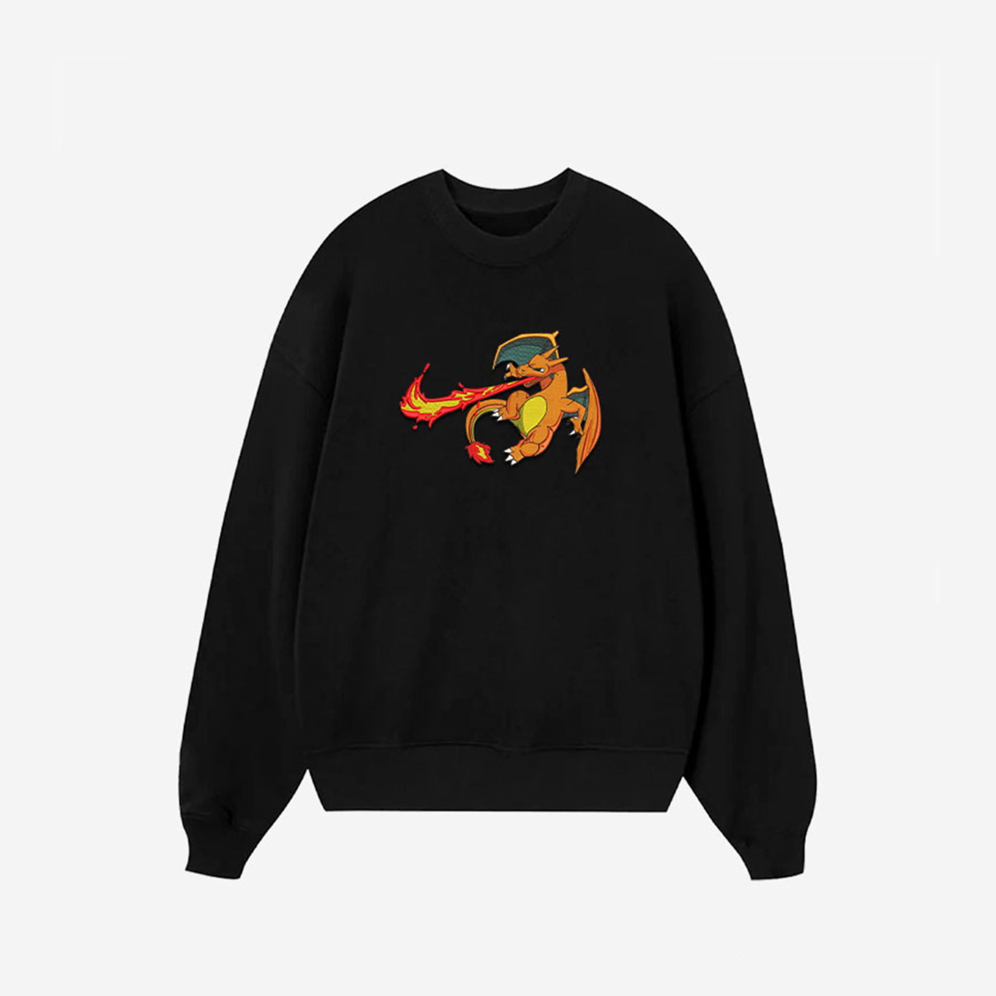 Unisex "Pokémon" Anime Embroidered Top