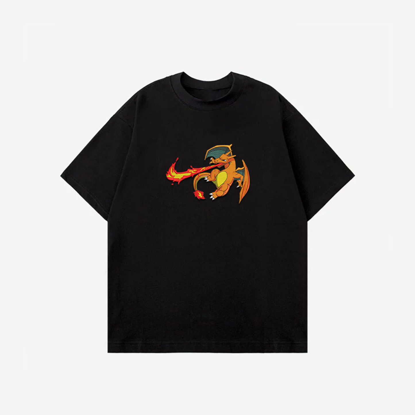 Unisex "Pokémon" Anime Embroidered Top